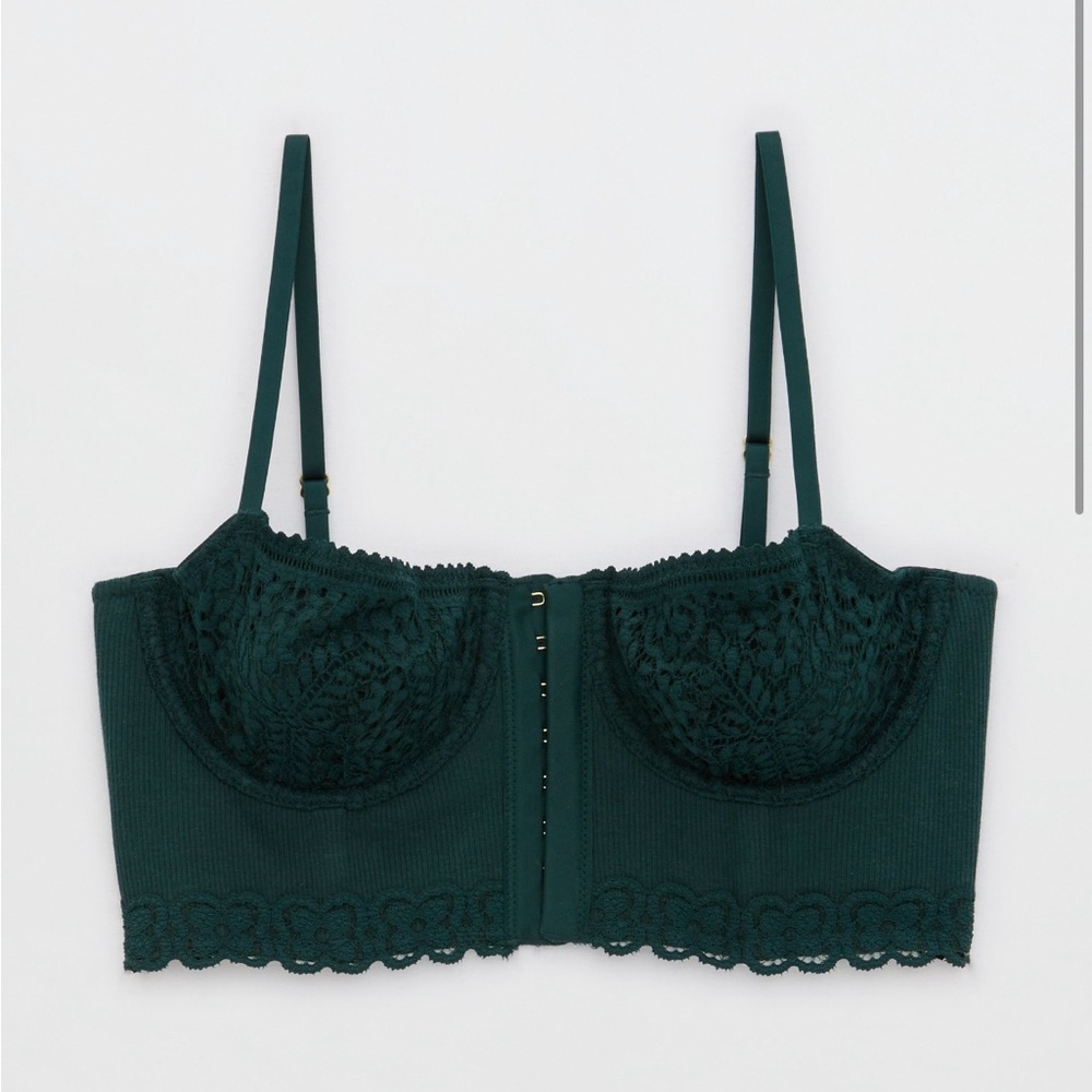 Show Off Cozy ribbed Unlined Corset Bra